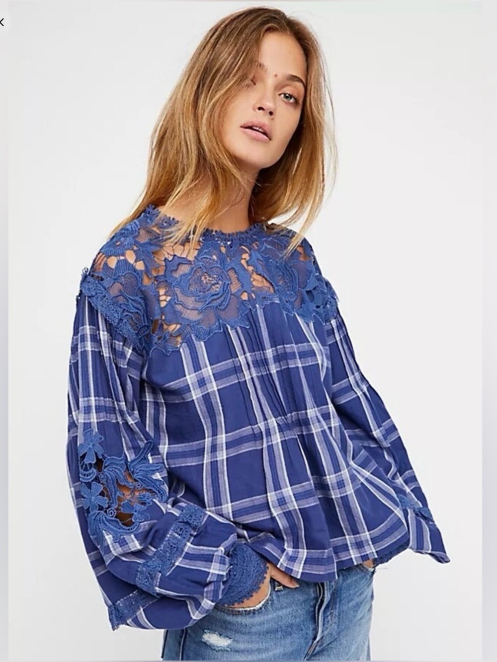 Free People $128 Retail Darling Diana Top
Size S